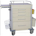 Abs Medical Supply Carts , Mobile Ambulance Trolley For Nurse